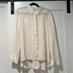 ELIZABETH AND JAMES Jacquard blouse size M